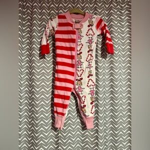 Hanna Andersson | Grinch Cindy Lou-Who Zippy pajamas, 3-6m